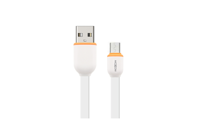 Moxom MX-CB96 Micro USB Cable - 1m White Fast Charging &amp; Data Sync Cable