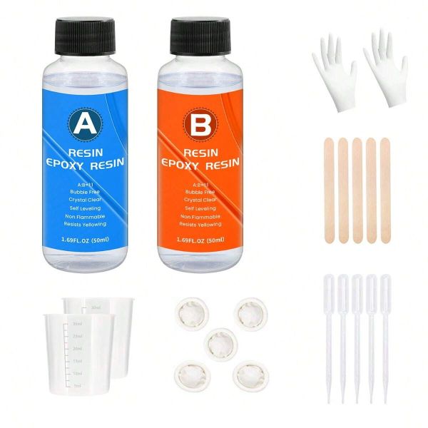 100ml Superior Epoxy Resin A &amp; B Hardener Kit