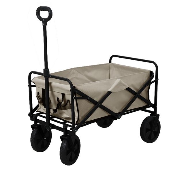 Anchor Heavy Duty Folding Outdoor Utility Wagon Beach Trolley Cart Wheels
