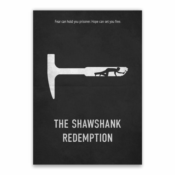 The Shawshank Redemption Quote Poster - A1