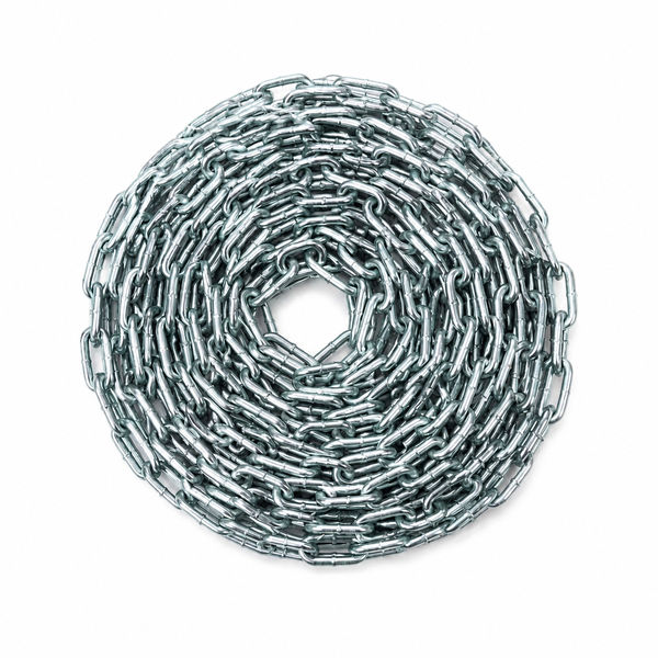KRAFFT Electro Galvanised Chain 4mm x 30m - Durable &amp; Corrosion-Resistant