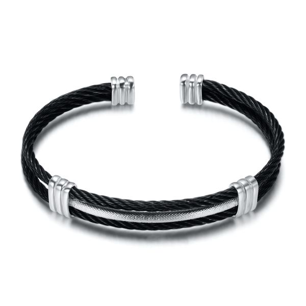 ZELTRYN 10MM Stainless Steel Simple Woven Bracelet