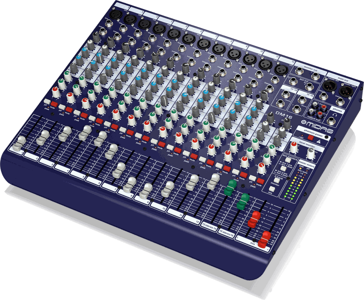 MIDAS DM16 analogue audio mixer