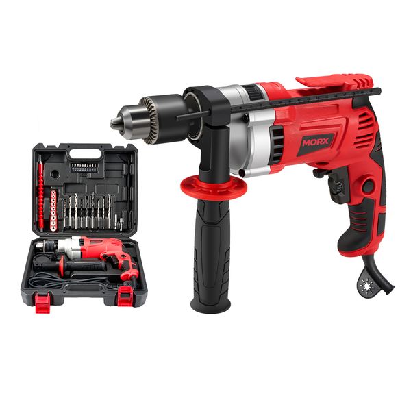MORX Electric Impact Drill 0-3000 RPM, 910W Corded Impact Drill