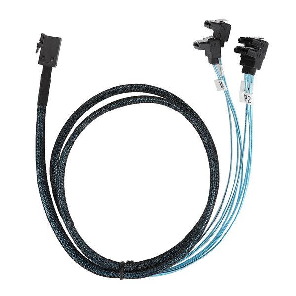 Mini SAS SFF-8643 to 4x SATA Cable