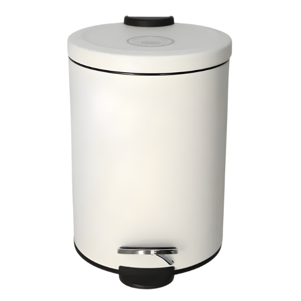 Pedal Bin Trash Can - Small 5L Bin with Foot Pedal, Kitchen &amp; Bathroom