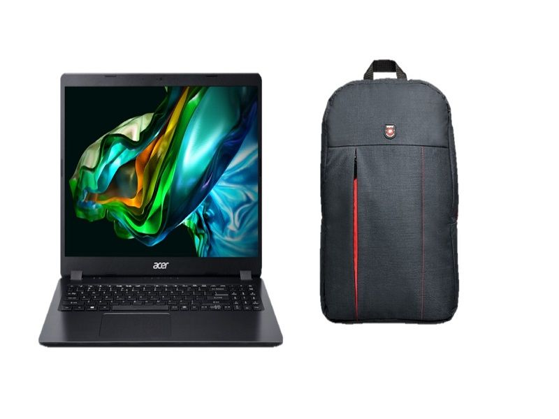 Acer Aspire 3 Core i3 4GB 1TB HDD 15.6"Notebook+PORTLAND Slim Laptop Bag