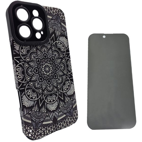 Mobile Phone Cases Compatible with iPhone 16Promax with Screen Protector