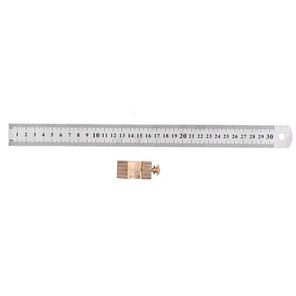 Stainless Steel &amp; Brass Wood Measuring Tools