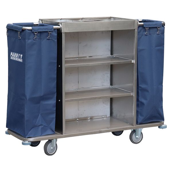 Parrot Products Premium Hospitality Trolley - Stainless Steel