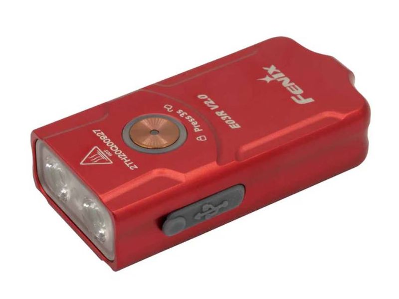 Fenix E03R V2.0 Key-Chain Flashlight - Rose Red