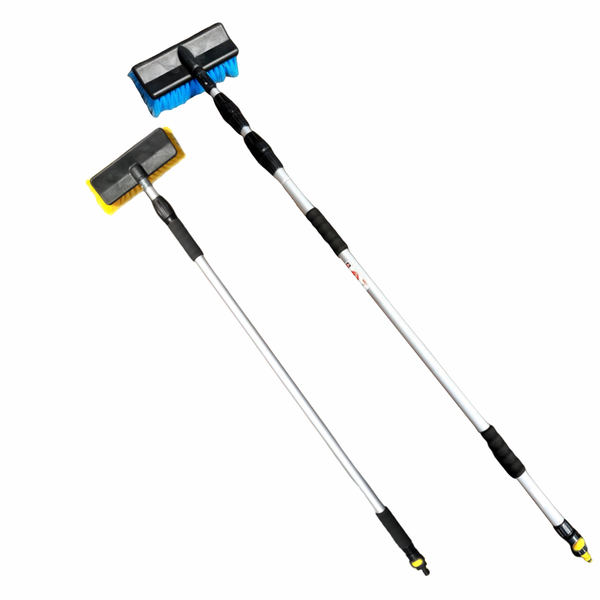 Telescopic Solar Panel Cleaning Broom Set 3.4m &amp; 2.4m - 2 Pack