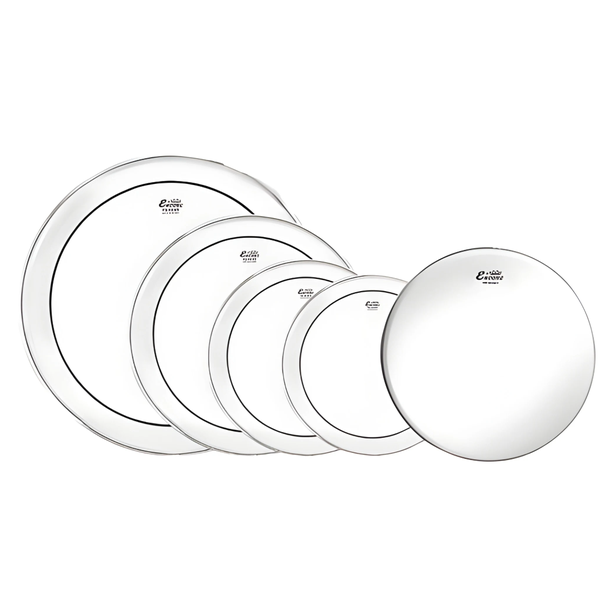 Remo EN-BA12-PP Encore Ambassador &amp; Pinstripe Tom Drumheads 5 Pack