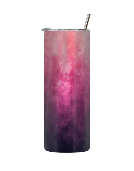 Paint 20 Oz Tumbler with Lid and Straw Trendy Cool Image Graphic Present217