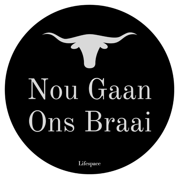 Lifespace "Nou Gaan Ons Braai" Drinks Bar Coasters
