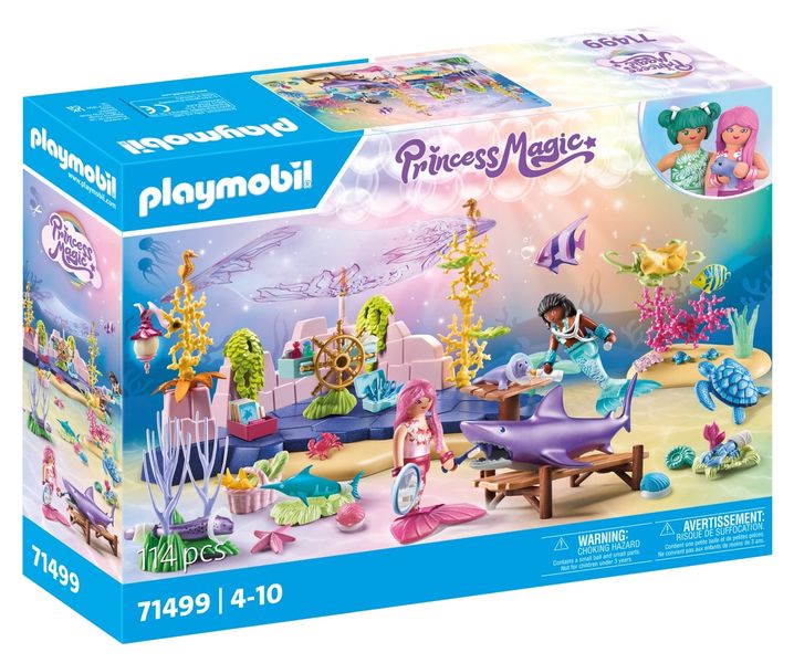 Playmobil Princess Magic - Mermaid Animal Care Playset - 114 Piece