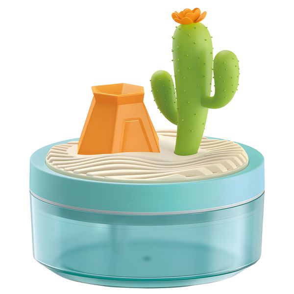 Mini USB Humidifier - 320ml, Auto Shut-Off, Night Light, Silent Cool Mist