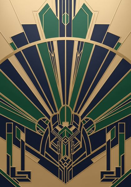 Emerald Gold Fan image