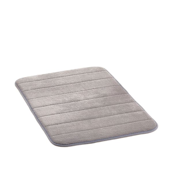 Simple Solid Color Coral Velvet Floor Mat Absorbent Wear Bathroom Mat 50x80