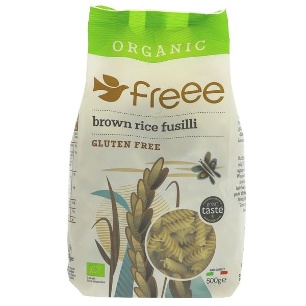Organic Brown Rice Fusilli Pasta