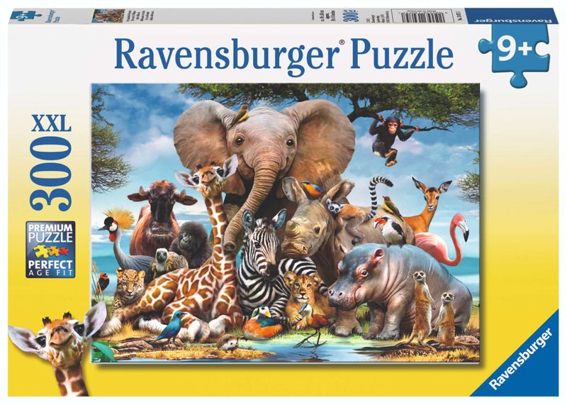 Ravensburger African Friends - 1 x 300 Piece Puzzle