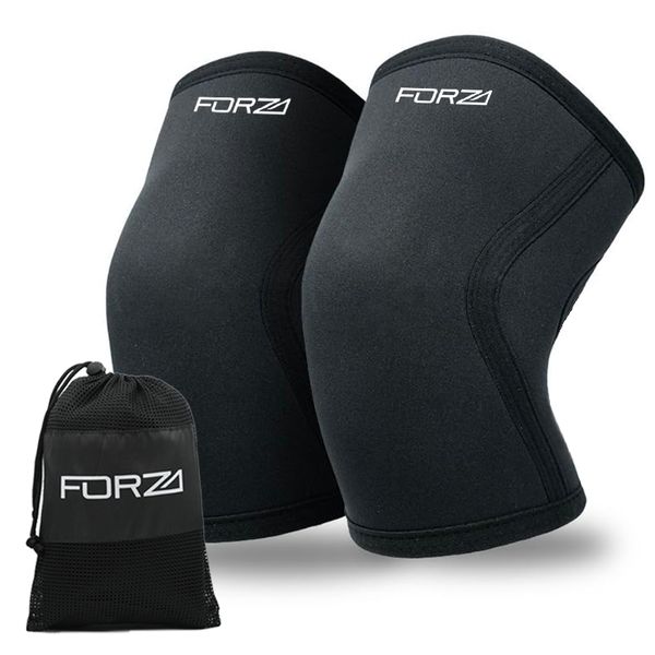 FORZA Knee Compression Sleeve for Strength Training, Weightlifting and Gym