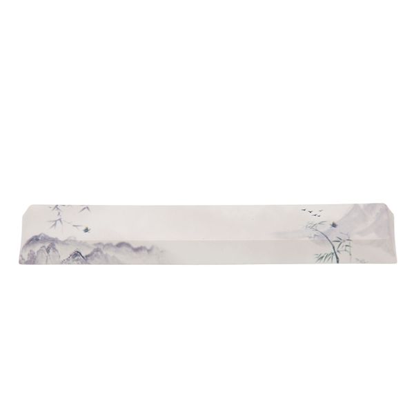 Spacebar Keycap Ink Mountain PBT Pattern