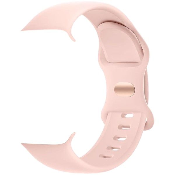 Silicone Apple Watch Strap With Adjustable Design - Iced Coffee