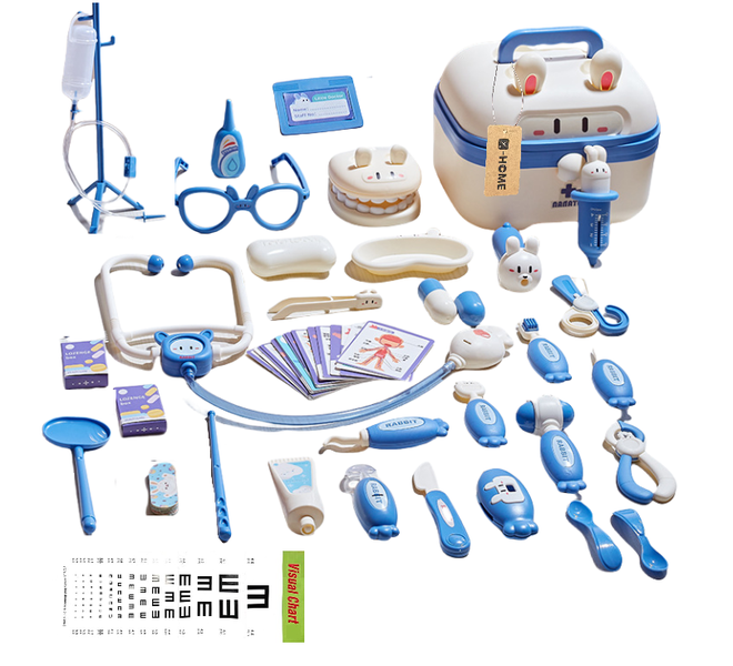 X-HOME Kids Little Doctor Pretend Play Set Medical Kit - 3 Years+ - 53 Piece