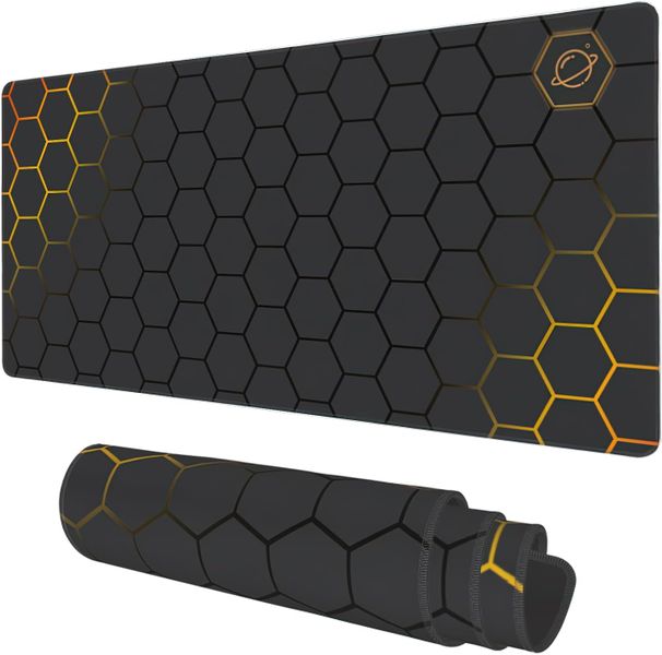 Mouse Pad Universal Waterproof Non-Slip Gaming Desk Pad Honeycomb Grid