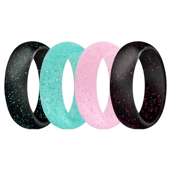 Silicon Ring Women Fashion Pack 4