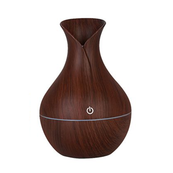 Ultrasonic Aroma Humidifier with Colour-Changing - Dark Brown