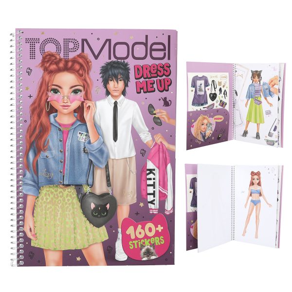 Top Model Dress Me Up Big Colouring Book
