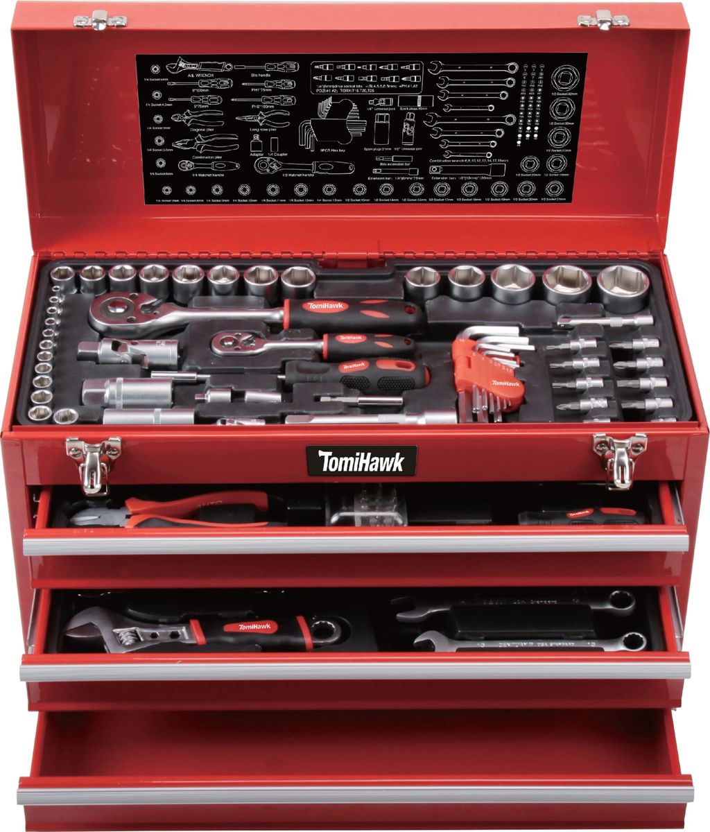 Tomihawk 3 Drawer + 103 Piece Tool Set Shop Today. Get it Tomorrow