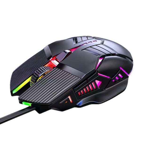 Luminous Wired Mouse Mechanical Mute Gaming Mouse