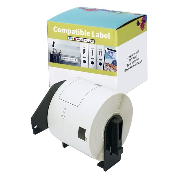 INKWAREHOUSE DK11202 Shipping Thermal Labels 62mm×100mm