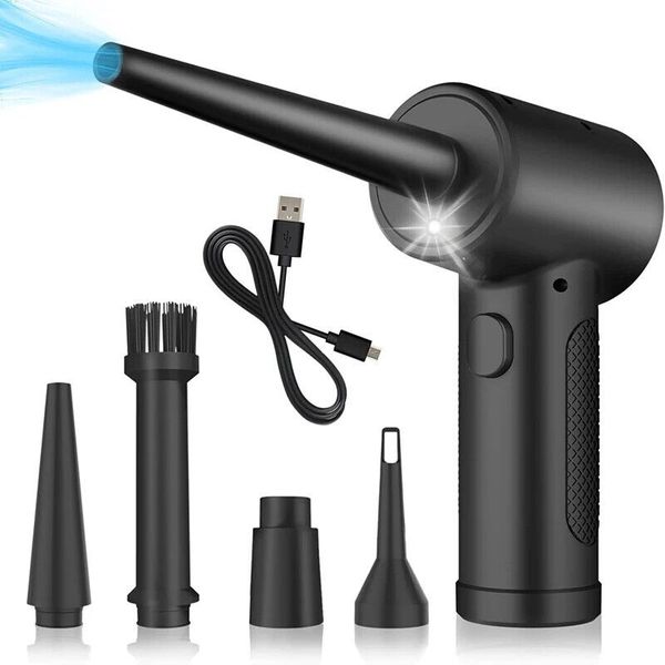 Electric Cordless Compressed Air Duster Blower Keyboard Cleaner Set PC (GD)