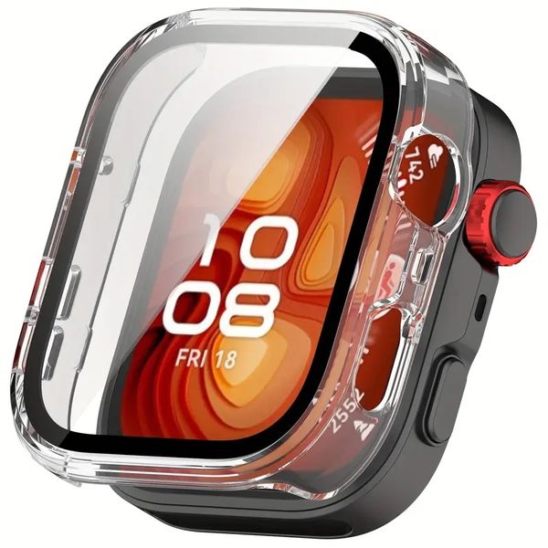 Tempered Glass Smartwatch Case Compatible with Huawei Fit 4 Pro