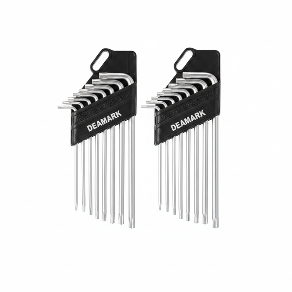 Deamark 8 Piece Security Torx Bit Set T6-T25 for Power Tools - 2 Pack