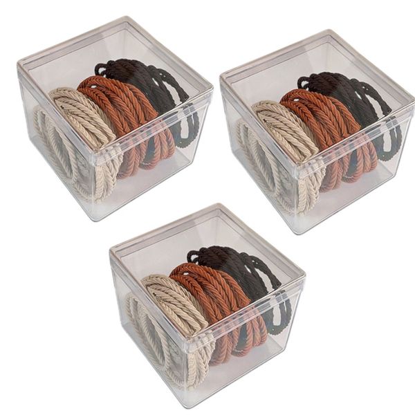 3 Pack - 150 Piece Seamless Hair Band Set - Multicolor