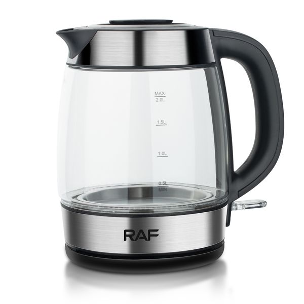 RAF 2.0L Electric Kettle 2L - Glass - 2000W
