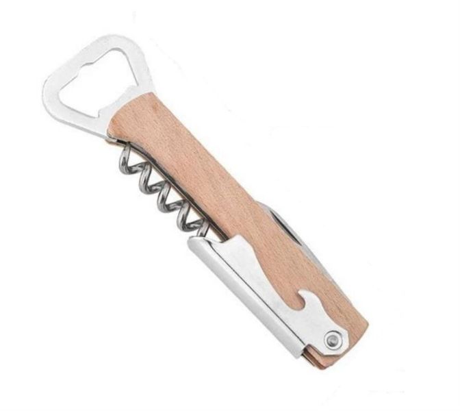 Multi-functional Stainless Steel Wine Bottle Can Opener Corkscrew