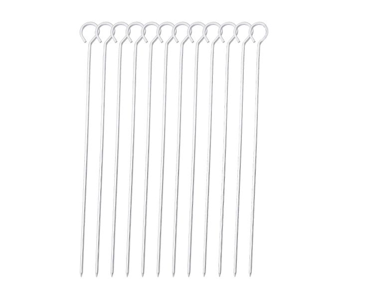 12 Pack Stainless Steel Kibab Skewers for Grilling