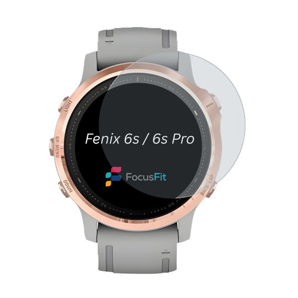 FocusFit Tempered Glass Screen Protector for Garmin Fenix 6S / 6S Pro
