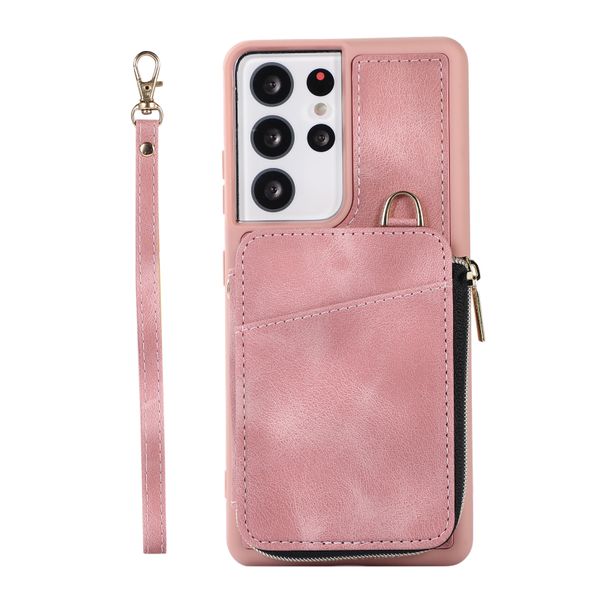 Creative Wallet Phone Case Compatible with Galaxy S21 Ultra