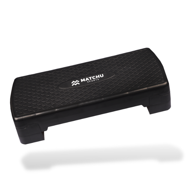MATCHU Black Adjustable Aerobic/Fitness Step 200kg Weight Limit, Home &amp; Gym