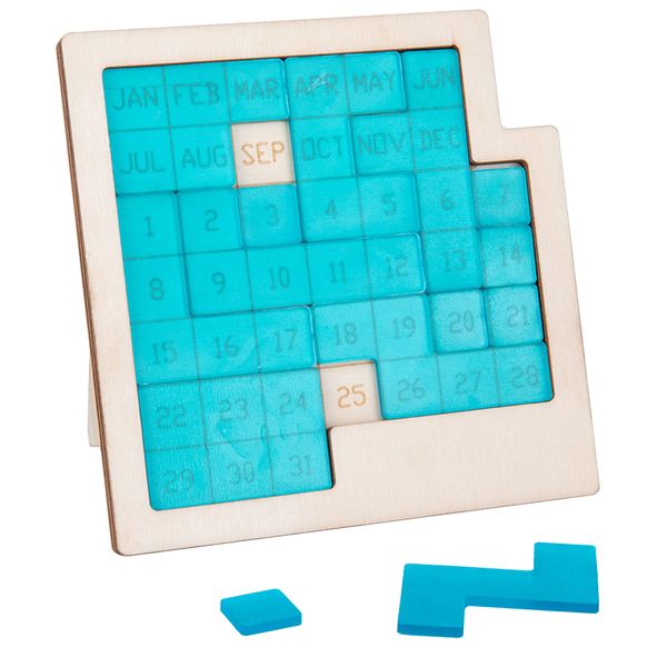 Daily Calendar Wooden Jigsaw Puzzle Game