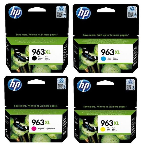 HP 963XL Color + Black Original Ink Cartridge Bundle