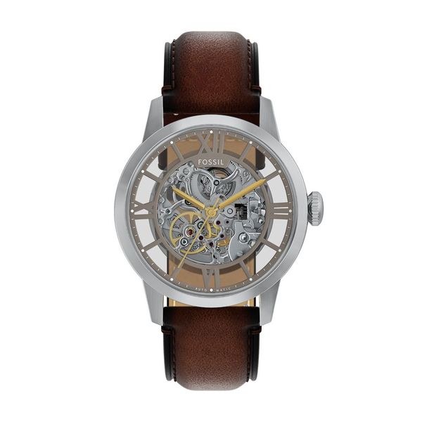 Townsman Automatic Brown Leather Watch | ME3270