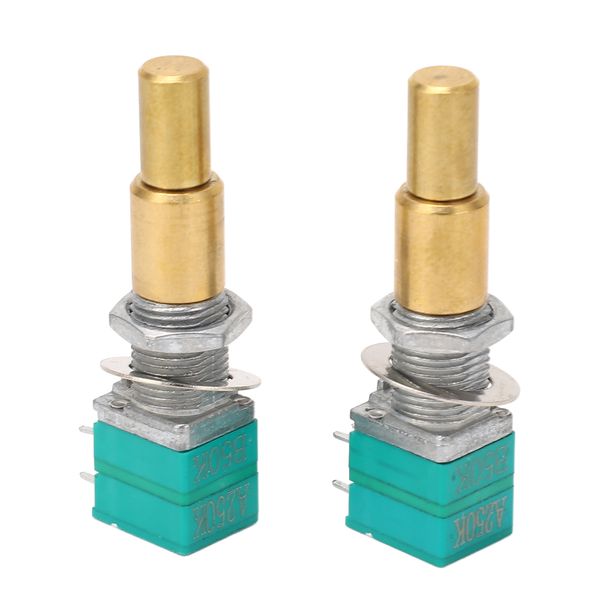 2pc Brass Shaft Guitar Potentiometers